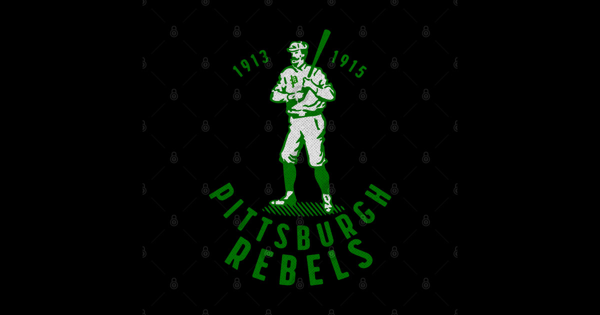 Defunct Pittsburgh Rebels Baseball 1915 Pittsburgh Sticker TeePublic