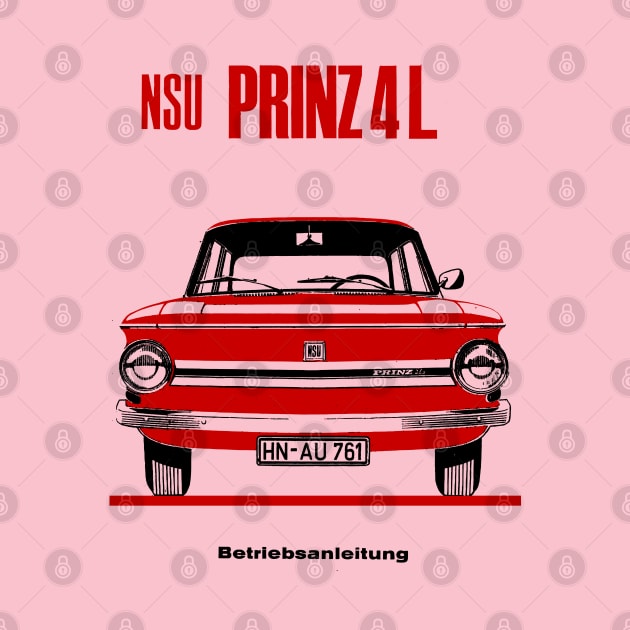 NSU PRINZ 4L - owners handbook by Throwback Motors