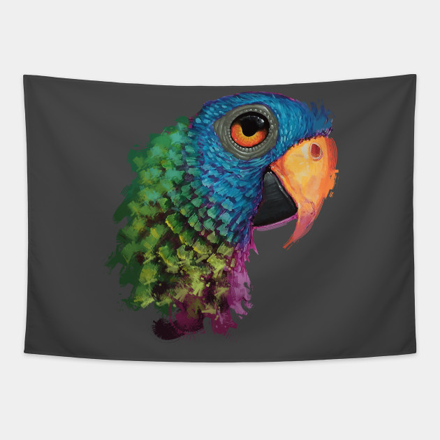 Blur Crowned Conure Gift for Parrot