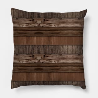 Minimalist Mixed Wooden Flooring Pillow