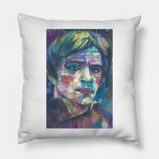 RUDOLF NUREYEV watercolor portrait .1 Pillow