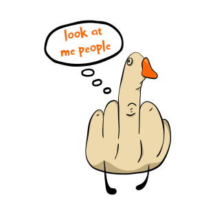 Duck Funny Saying Talking Heads T-Shirt