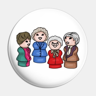 The Little Golden Girls Pin