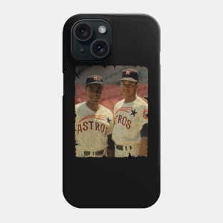 Joe Morgan and Sonny Jackson in Houston Astros Phone Case