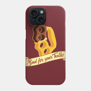 Bad for your Teeth - Chocolate Brass Knuckles Phone Case