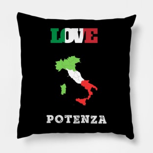 potenza shirt - maglietta Potenza italy Basilicata Italia Pillow