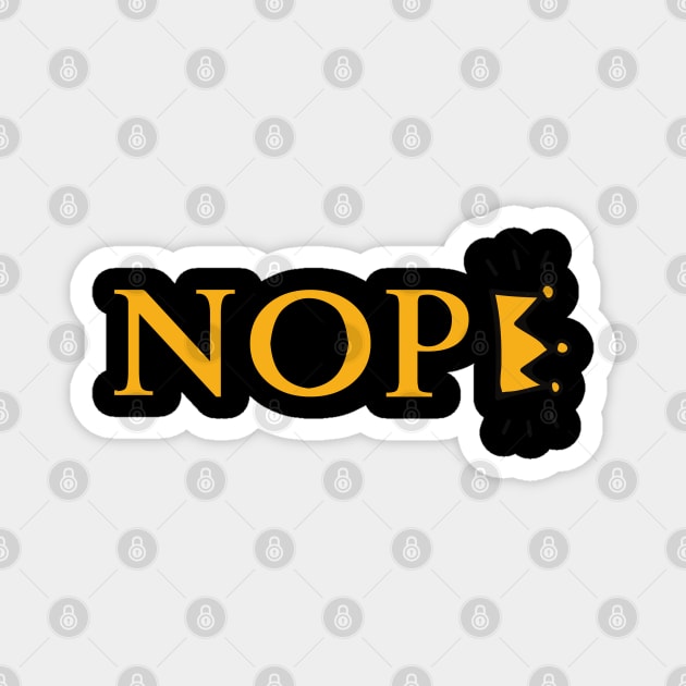 No-Kings Magnet by Creatifly Graphic Tees