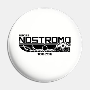 Nostromo Logo (Black) Pin