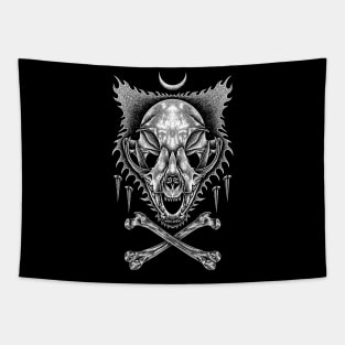 Wolf Skull Tapestry