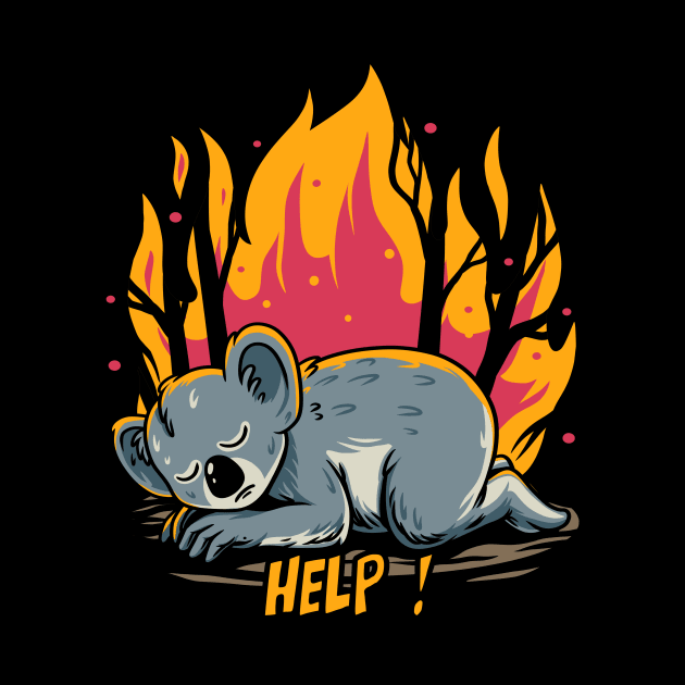 Burn Koala by JoeMaggots
