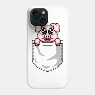 Cute pocket pig Phone Case