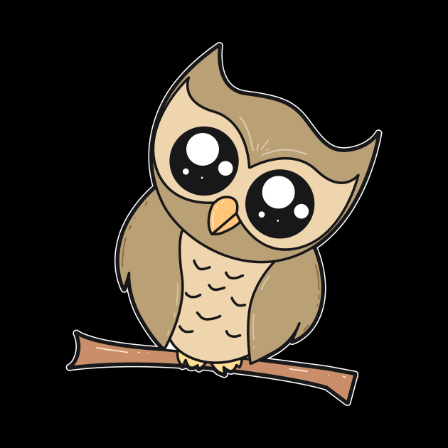 Cute Comic Owl by Imutobi