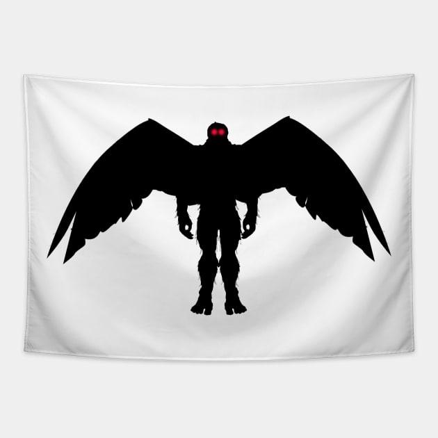 Mothman Tapestry by Wickedcartoons