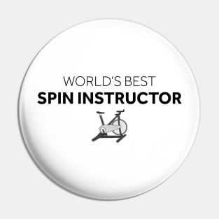 World's Best Spin Instructor Pin