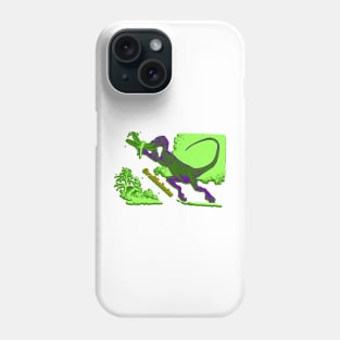 Ornitholestes Chasing Dragonfly Phone Case