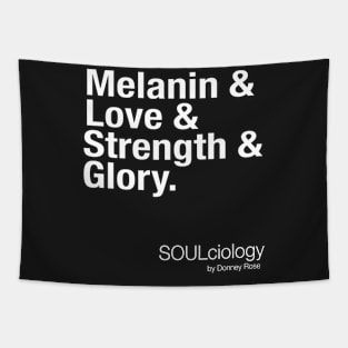 Melanin & Love & Strength & Glory Tapestry