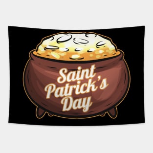 Pot Of Gold For St. Patricks Day Tapestry