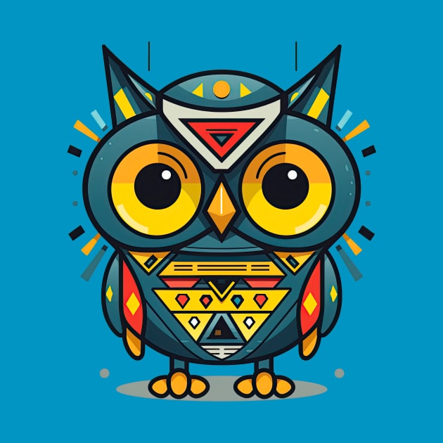 Geometric Owl by HeyDesignCo