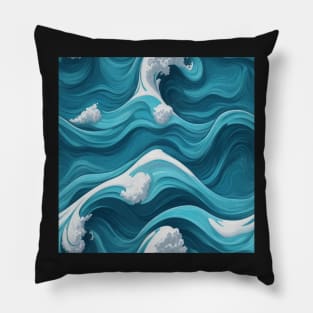 Wave Pattern Pillow