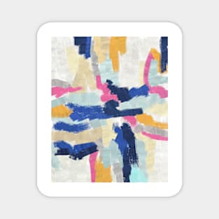 Brushwork exploration artwork Magnet