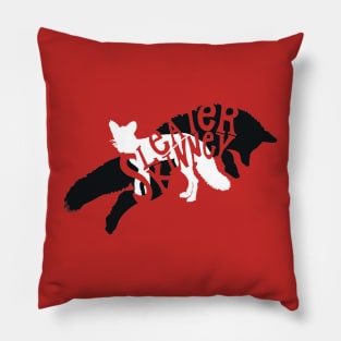 sleater-kinney fox Pillow