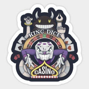 King Dice's Roll The Dice Sticker for Sale by Maru-Chan-Shop