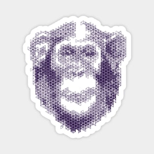 Kumiko Chimpanzee Animal Portrait Magnet