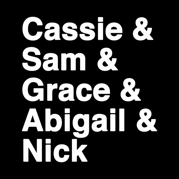 Good Witch Favorite Characters: Cassie, Sam, Grace T-shirt T-Shirt by We Love Pop Culture