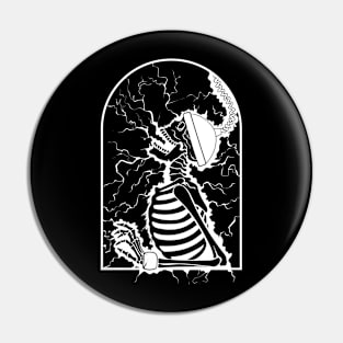 Electro skull Pin