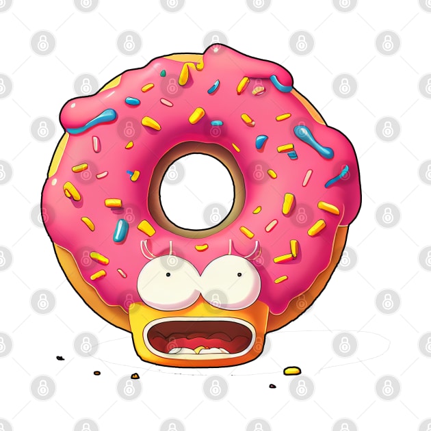 Angry Donut by bmron