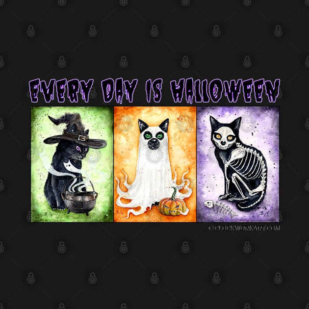 Every Day is Halloween (Purple) by Clockwork Art