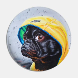 Raincoat Pug Pin