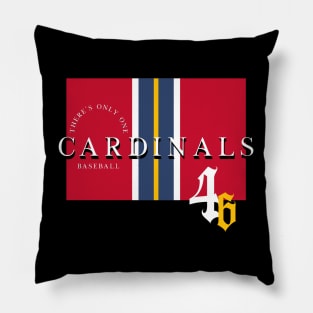 Cardinals 46 Pillow