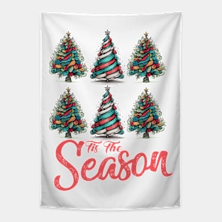 Christmas Trees Quote Tapestry