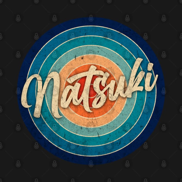 Personalized Name Natsuki Classic Styles Birthday Anime by Amir Dorsman Tribal