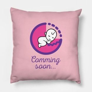 Baby coming soon Pillow