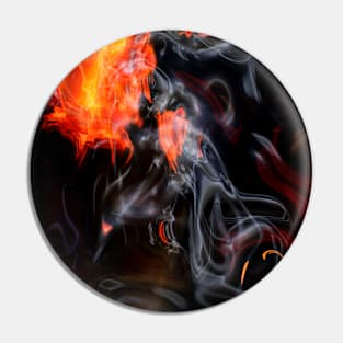 Smokin' Hot - Abstract Design Pin