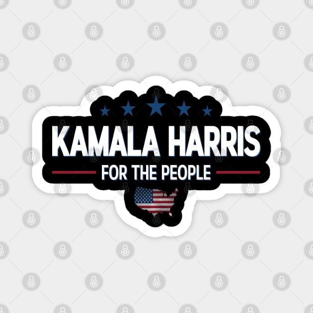 Kamala Harris For The People 2 Magnet by Ostakos