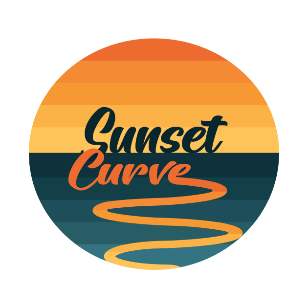 Sunset Curve Retro - nature vibes by Salahboulehoual