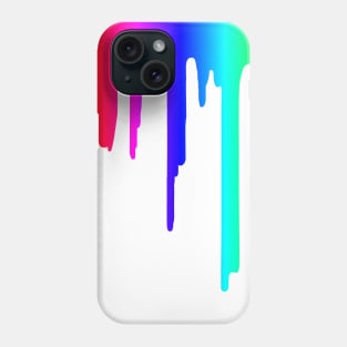 Rainbow Paint Drip Phone Case