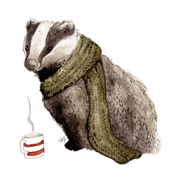 Badger by Rumpled Crow