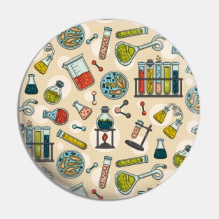 Geek Chemistry Set Colorful Design Pin