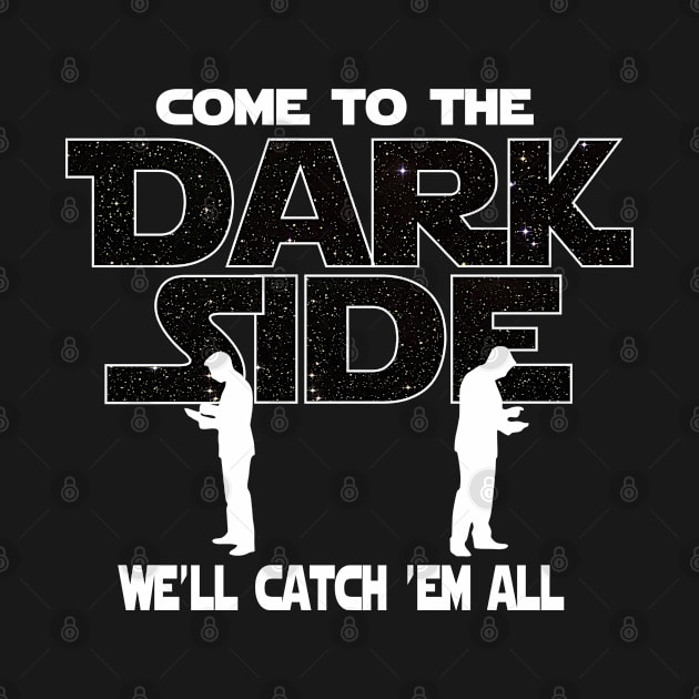 Fisherman T shirt - Come To The Dark Side by FatMosquito