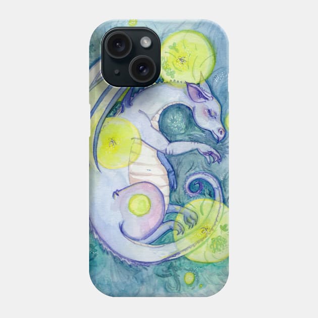 Sleeping Dragon in Clover Phone Case by Britteny1218