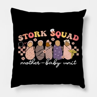 Stork Squad Mother Baby Unit Mother Baby Nicu Nurse Team Pillow