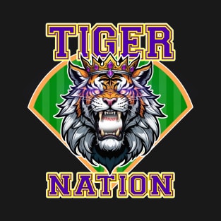 Tiger Nation Baseball 1 T-Shirt