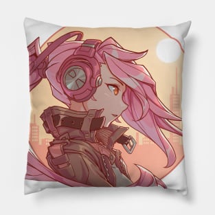 music lover girl Pillow