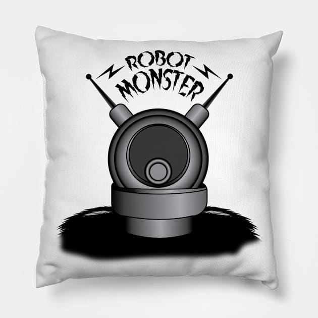 Robot Monster! Pillow by TSP & OE Podcasts