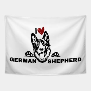 I love my German Shepherd Tapestry