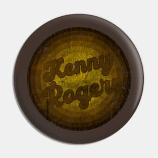 Vintage Style -Kenny Rogers Pin